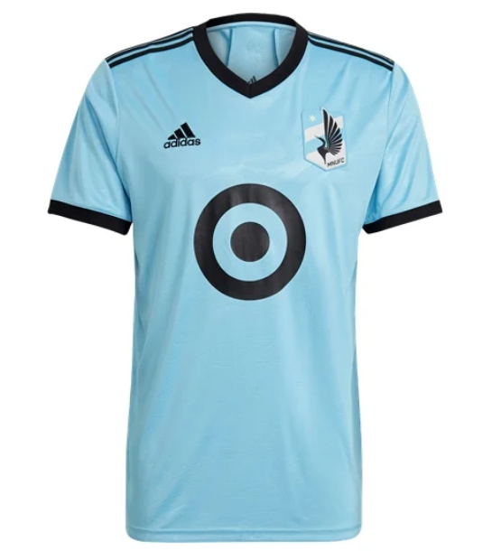 2021/22 Minnesota United FC Blue Away Kit Soccer Jersey